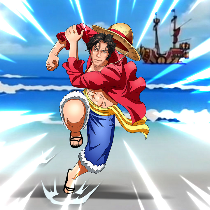 THE POWER OF DREAM - ONE PIECE CUSTOM DRAWING , Luffy, One Piece, One Piece Custom Anime Portrait, One Piece Custom Drawing, product:turn-me-pirate