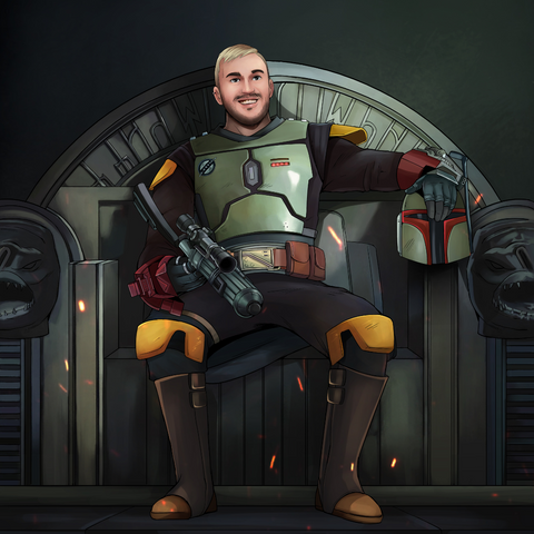 A NEW KING OF THE GALAXY - STAR WARS CUSTOM DRAWING , Boba Fett, other, Star Wars, Star Wars Custom Drawing