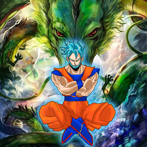 THE POWER OF MIND - DRAGON BALL CUSTOM DRAWING , Dragon Ball, Dragon Ball Custom Drawing, Goku, product:turn-me-saiyan