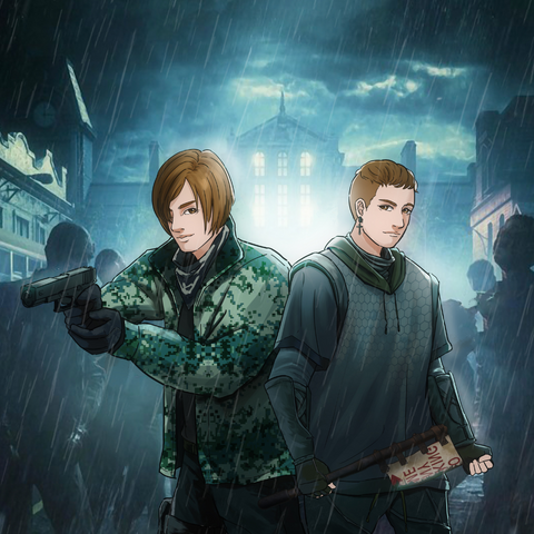 THE LAST SURVIVORS - RESIDENT EVIL CUSTOM DRAWING , Leon, other, product:turn-me-other, Residen Evil Drawing, Resident Evil