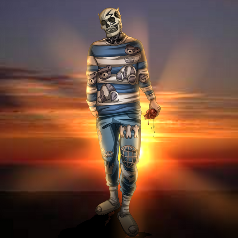 THE WALKING SKELETON - CUSTOM ARTWORK , Custom Drawing, other, product:turn-me-other