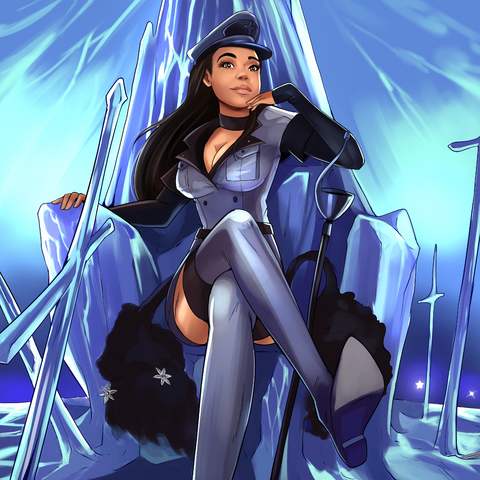 THE QUEEN OF ICE - AKAME GA KILL CUSTOM PORTRAIT , Akame ga Kill, Akame ga Kill Custom Drawing, Esdeath, other, product:turn-me-other