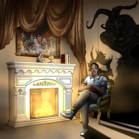 DEAL WITH AN EVIL - CUSTOM DRAWING , Custom Artwork, Custom Drawing, other, product:turn-me-other