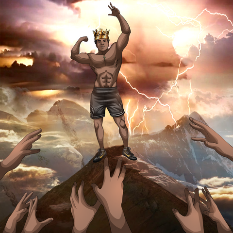 KING OF THE PEOPLE - BOY CUSTOM DRAWING , Boy Drawing, Custom Drawing, other, product:turn-me-other