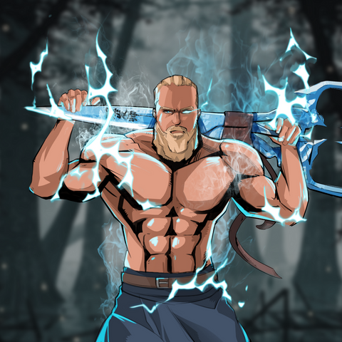 THE NEW GOD OF THUNDER - HEROES CUSTOM DRAWING , Custom Drawing, other, product:turn-me-other