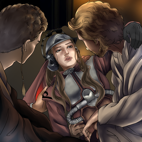 AFTER THE NIGHTMARE - STAR WARS CUSTOM DRAWING , product:turn-me-other, Star Wars, Star Wars Custom Drawing, Zam Wesell