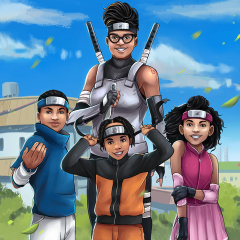 YOUNG AND TALENTED NINJA TEAM - NARUTO CUSTOM PORTRAIT , Haruno Sakura, Hatake Kakashi, Kakashi, naruto, Naruto Anime Portrait, Naruto Custom Anime Portrait, Naruto Custom Drawing, product:turn-me-ninja, Sakura, Sasuke, Sasuke Uchiha