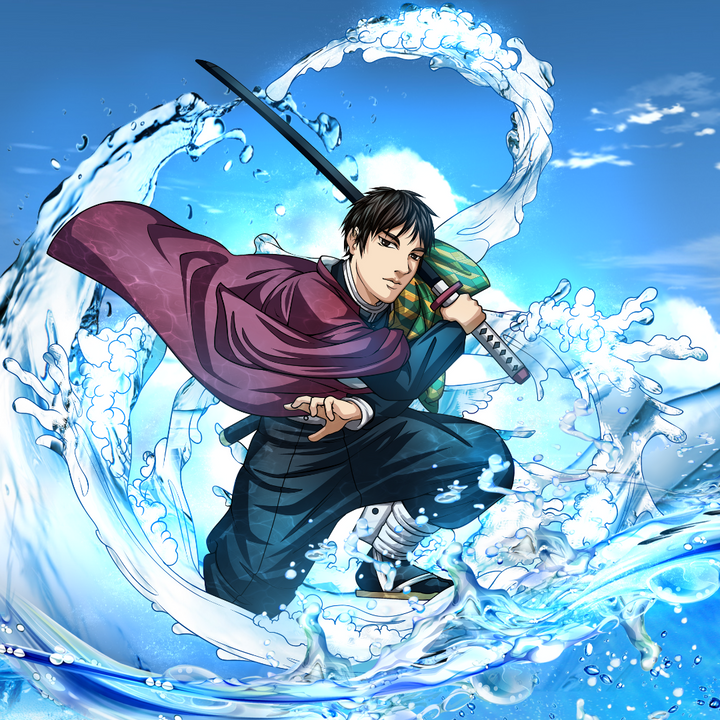 THE REAL POWER OF WATER - DEMON SLAYER CUSTOM PORTRAIT , Demon Slayer, Demon Slayer Custom Drawing, Giyu, Giyu Tomioka, product:turn-me-demon-slayer
