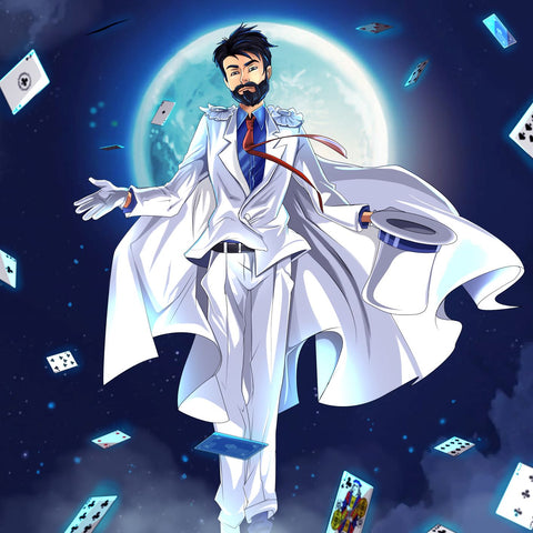 Well-Prepared - Detective Conan Custom Anime Portrait , Detective Conan, Detective Conan Custom Anime Portrait, Kaito Kid, magic thief, product:turn-me-other, Well-Prepared