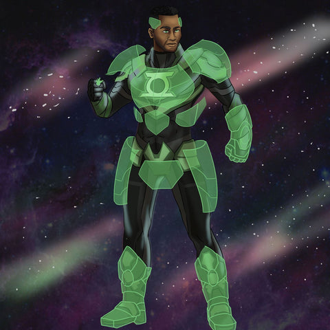 The Enemy of Will , DC hero, Green Lantern, John Stewart, product:turn-me-dc-hero, The Enemy of Will