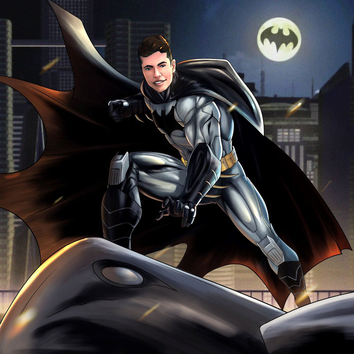 Let's Go Next - DC Custom Anime Portrait , Batman, DC Custom Anime Portrait, DC hero, DC Universe, Let's Go Next, product:turn-me-dc-hero