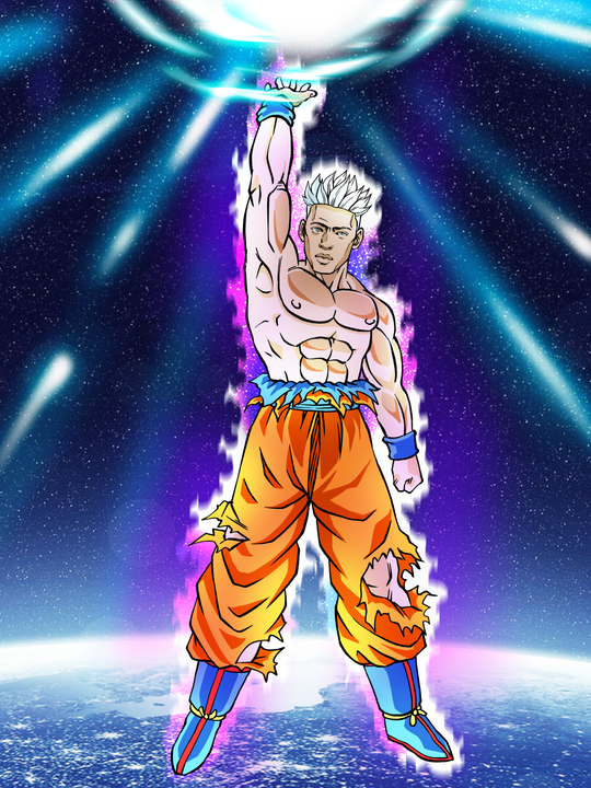 Let's Give It Everything - Dragon Ball Custom Drawing , Dragon Ball, Dragon Ball Custom Drawing, Goku, Let's Give It Everything, product:turn-me-saiyan