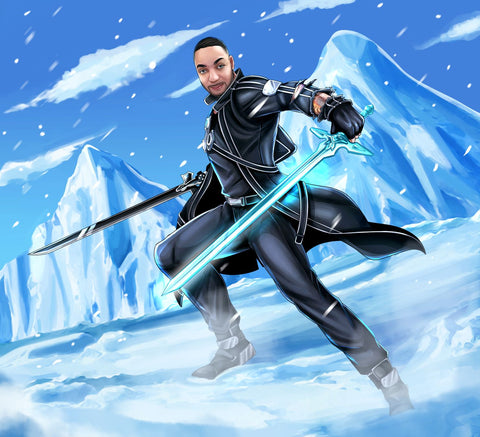 Black Swordsman , Black Swordsman, Kirito, product:turn-me-sao, Sao, Sword Art Online