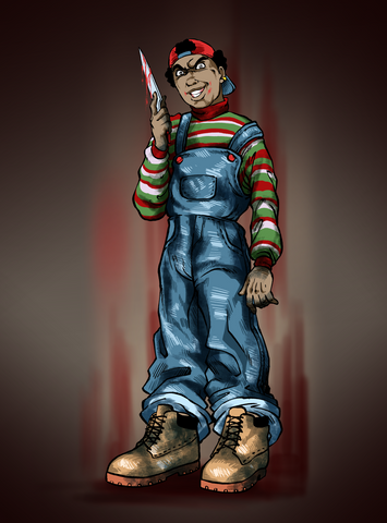 Killing - Chucky Custom Anime Portrait , Chucky, Chucky Custom Anime Portrait, Killing, product:turn-me-other
