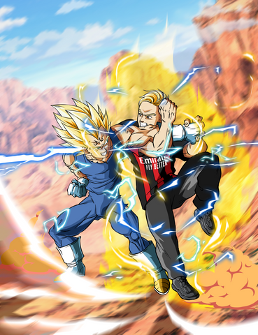 Finish the Fight - Dragon Ball Personalized Digital Portraits , Dragon Ball, Dragon Ball Personalized Digital Portraits, Finish the Fight, Majin Vegeta, product:training-with-vegeta, Vegeta