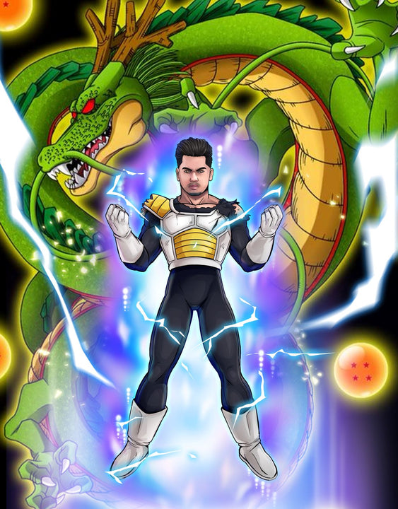 The Saiyan's Pride - Dragon Ball Art From Photo , Dragon Ball, Dragon Ball Art From Photo, product:turn-me-saiyan, The Saiyan's Pride, Vegeta