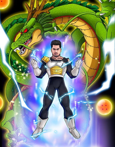 The Saiyan's Pride - Dragon Ball Art From Photo , Dragon Ball, Dragon Ball Art From Photo, product:turn-me-saiyan, The Saiyan's Pride, Vegeta