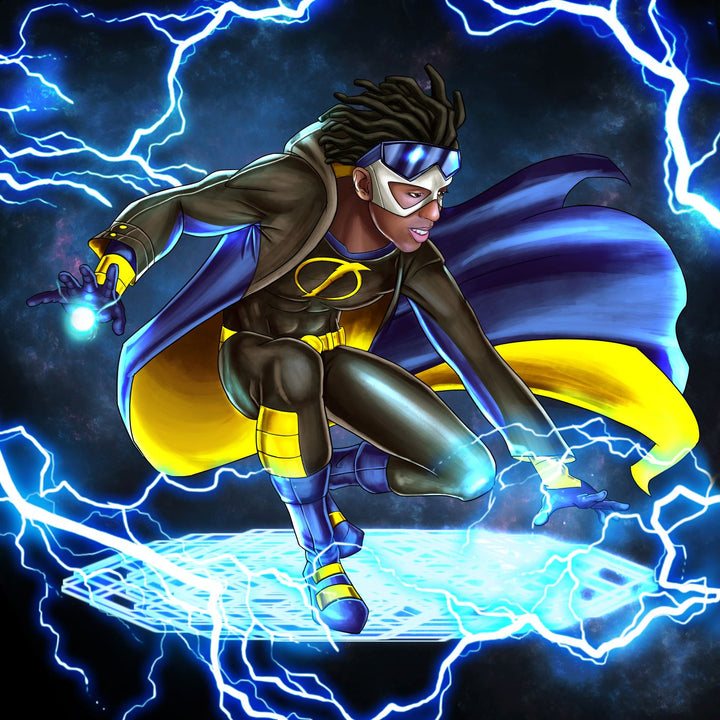 None - DC Custom Anime Portrait , DC Custom Anime Portrait, DC hero, DC Universe, None, product:turn-me-dc-hero, Static Shock
