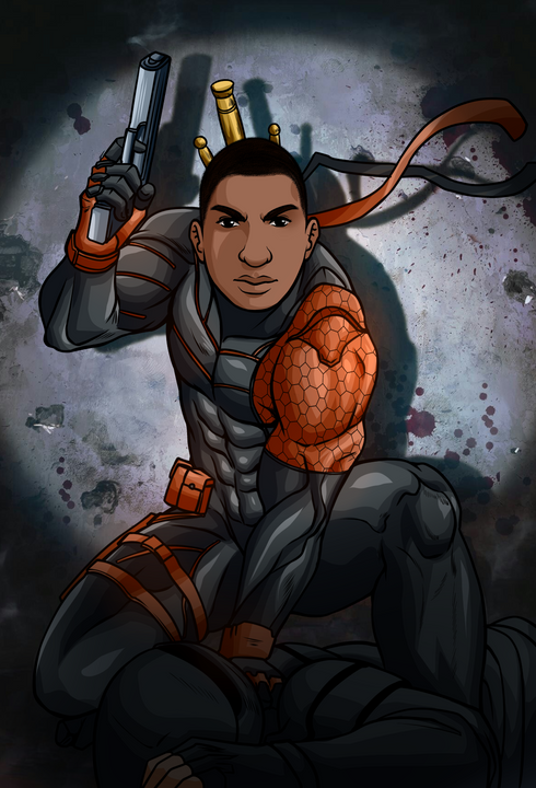 You're done - DC Customized Portrait , DC Customized Portrait, DC hero, DC Universe, Deathstroke, product:turn-me-dc-hero, You're done
