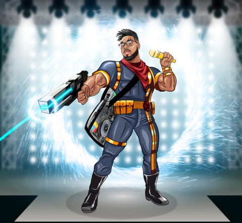 REMEMBER ME - MARVEL CUSTOM ARTWORK , Bishop, Marvel Custom Anime Portrait, Marvel Custom Drawing, Marvel Hero, Marvel hero Customized Portrait, Marvel Personalized Digital Portraits, Marvel Universe, product:turn-me-marvel-hero
