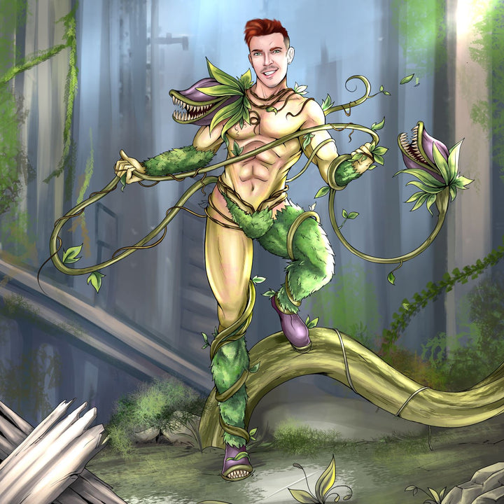 Nature - Dc Art From Photo , DC Art From Photo, DC hero, DC Universe, Nature, Nature - Dc Art From Photo, Poison Ivy, product:turn-me-dc-hero