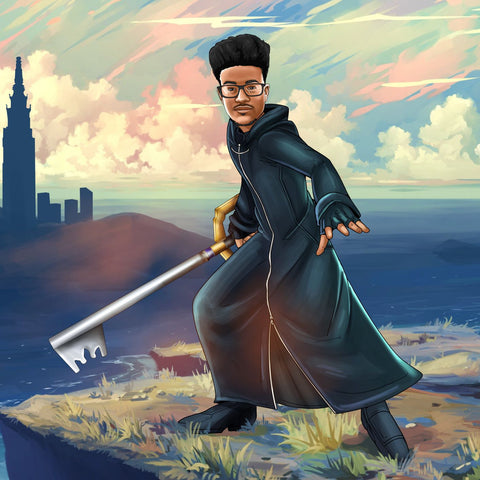 Never Die - Kingdom Hearts Anime Portrait , Keyblade wielder, Kingdom Hearts Anime Portrait, Never Die, product:turn-me-other, Sora