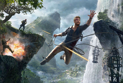 Catch Me If You Can - Uncharted Custom Anime Portrait , Catch Me If You Can, Nathan Drake, product:turn-me-other-gold, Uncharted Custom Anime Portrait