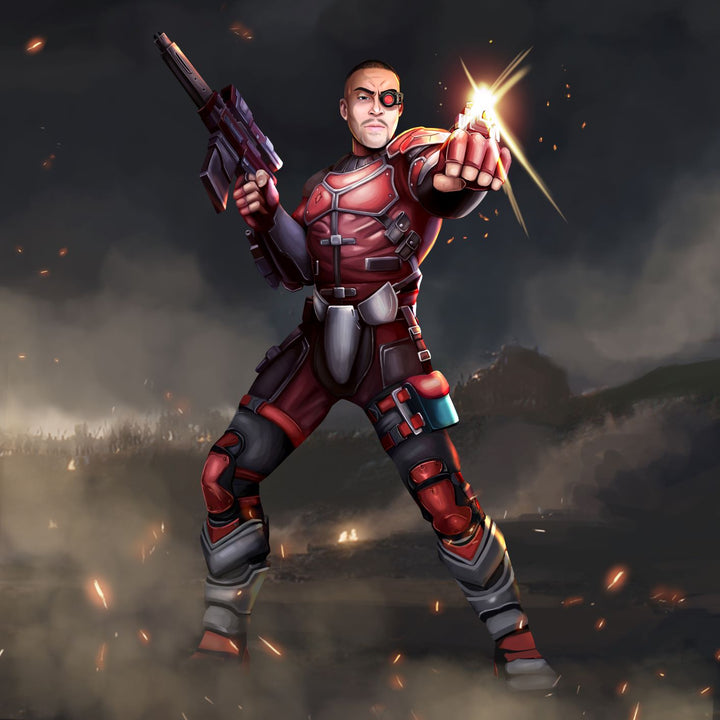 Last Words - DC Custom Anime Portrait , DC Custom Anime Portrait, DC Universe, Deadshot, Last Words, product:turn-me-dc-hero, The deadliest assassin
