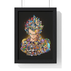 GOGETA COLOR FRAMED POSTER GOGETA COLOR FRAMED POSTER