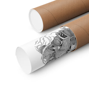 ZENITSU BLACK & WHITE POSTER ZENITSU BLACK & WHITE POSTER