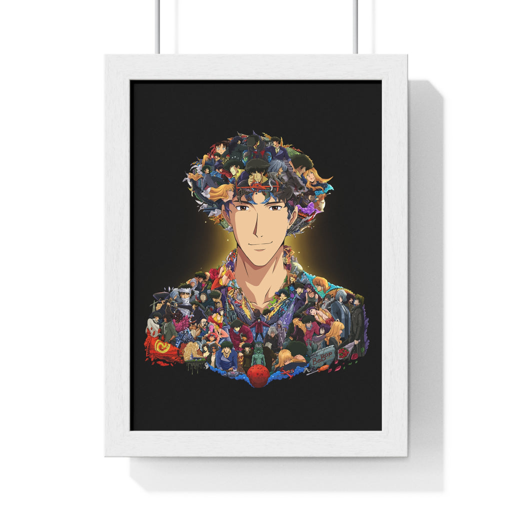 SPIKE SPIEGEL COLOR FRAMED POSTER SPIKE SPIEGEL COLOR FRAMED POSTER