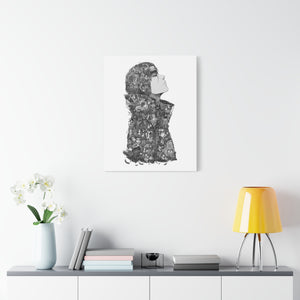 ITACHI (RAIN) BLACK & WHITE CANVAS ITACHI (RAIN) BLACK & WHITE CANVAS