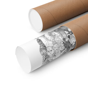 JOTARO BLACK & WHITE POSTER JOTARO BLACK & WHITE POSTER