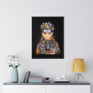 KID NARUTO COLOR FRAMED POSTER KID NARUTO COLOR FRAMED POSTER