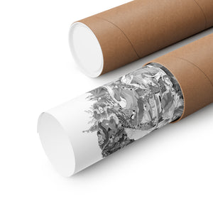 KENPACHI BLACK & WHITE POSTER KENPACHI BLACK & WHITE POSTER