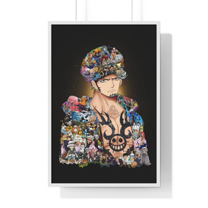 TRAFALGAR LAW COLOR FRAMED POSTER TRAFALGAR LAW COLOR FRAMED POSTER