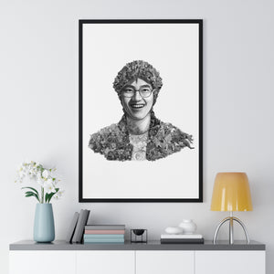 AKIRA TORIYAMA BLACK & WHITE FRAMED POSTER AKIRA TORIYAMA BLACK & WHITE FRAMED POSTER