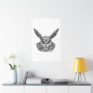 KURAMA BLACK & WHITE POSTER KURAMA BLACK & WHITE POSTER