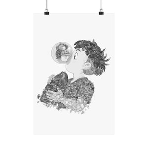 PONYO BLACK & WHITE POSTER PONYO BLACK & WHITE POSTER