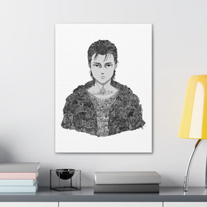 EREN YEAGER BLACK & WHITE CANVAS EREN YEAGER BLACK & WHITE CANVAS