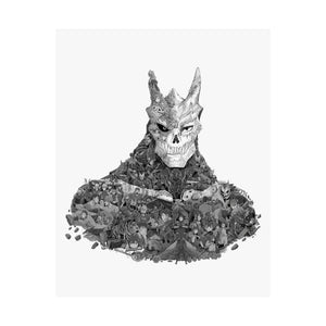 KAIJU NO. 8 BLACK & WHITE POSTER KAIJU NO. 8 BLACK & WHITE POSTER