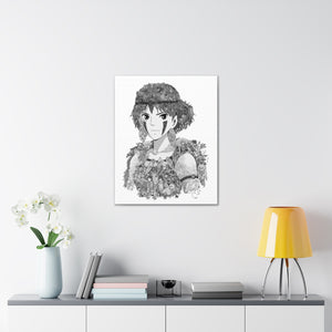 PRINCESS MONONOKE BLACK & WHITE CANVAS PRINCESS MONONOKE BLACK & WHITE CANVAS
