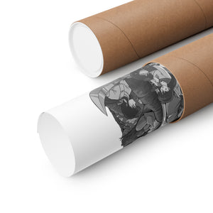 INUYASHA BLACK & WHITE POSTER INUYASHA BLACK & WHITE POSTER