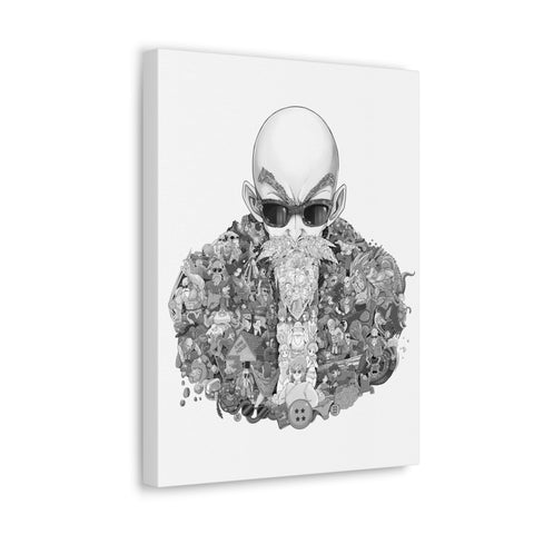 MASTER ROSHI BLACK & WHITE CANVAS MASTER ROSHI BLACK & WHITE CANVAS