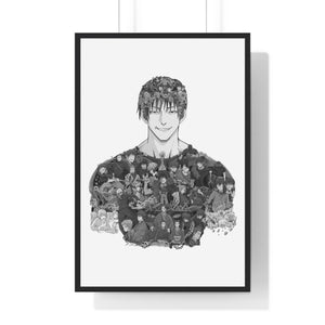 TOJI BLACK & WHITE FRAMED POSTER TOJI BLACK & WHITE FRAMED POSTER