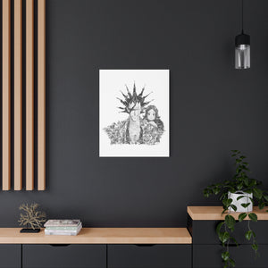 KENPACHI BLACK & WHITE CANVAS KENPACHI BLACK & WHITE CANVAS