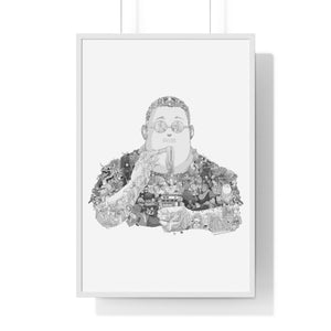 SAKAMOTO BLACK & WHITE FRAMED POSTER SAKAMOTO BLACK & WHITE FRAMED POSTER