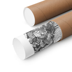 GOKU SSJ4 BLACK & WHITE POSTER GOKU SSJ4 BLACK & WHITE POSTER