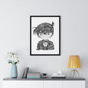 CONAN BLACK & WHITE FRAMED POSTER CONAN BLACK & WHITE FRAMED POSTER