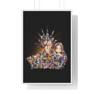 KENPACHI COLOR FRAMED POSTER KENPACHI COLOR FRAMED POSTER